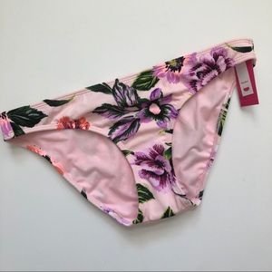 NWT xhilaration hipster floral bathing suit bottom size XL